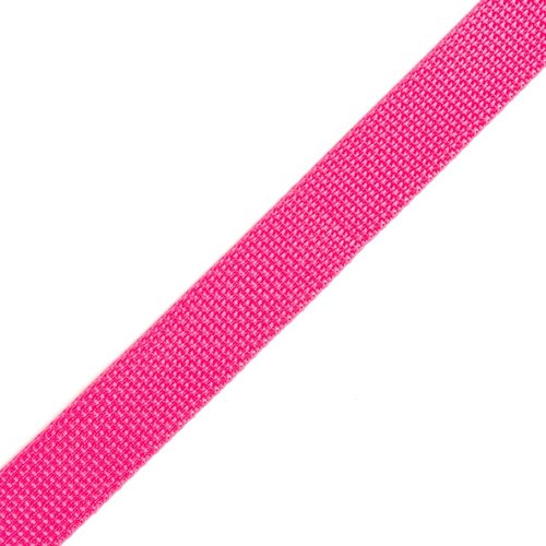 Country Brook Design 1" Webbing - 10/25/50 Yards - 30+ Colors - EDC 1 Inch Polypropylene Webbing for Climbing Outdoors Crafting DIY Gear Repair (Fuchsia, 25 Yards)