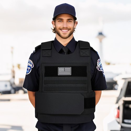 KUIEDIS Tactical Vest Outdoor, Adjustable Security Training Protective Outdoor Vest,Suitable for Police Fbi Vest Gilet Equipment