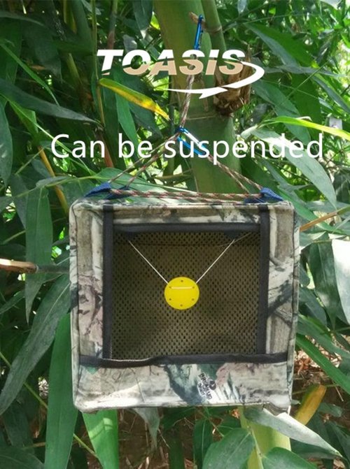 TOASIS Slingshot Target Practice Catch Box Camouflage Color Small Size 20cm x 20cm x 20cm