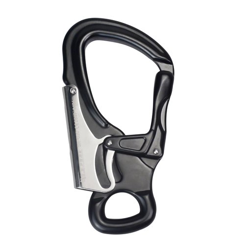 S.E.PEAK 25kN Aluminum Snap Hook, CE Certified Lightweight Double Lock Captive Eye Forged Hook Clip, Rappelling Rescue Gear Equipment for Climbing, Tree Work