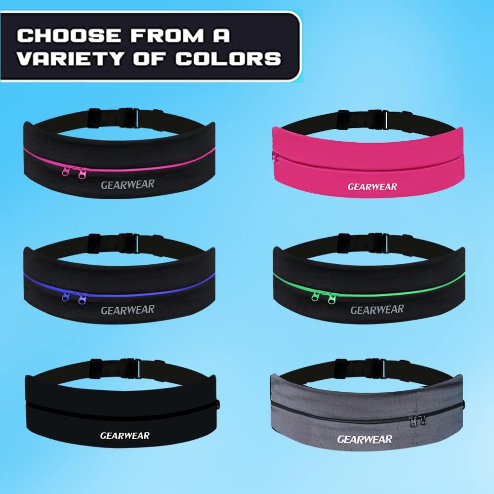 Running Phone Holder for Women and Men|Runner Running Belt Waist Band for Workout Fitness Walking Jogging Exercise Sport