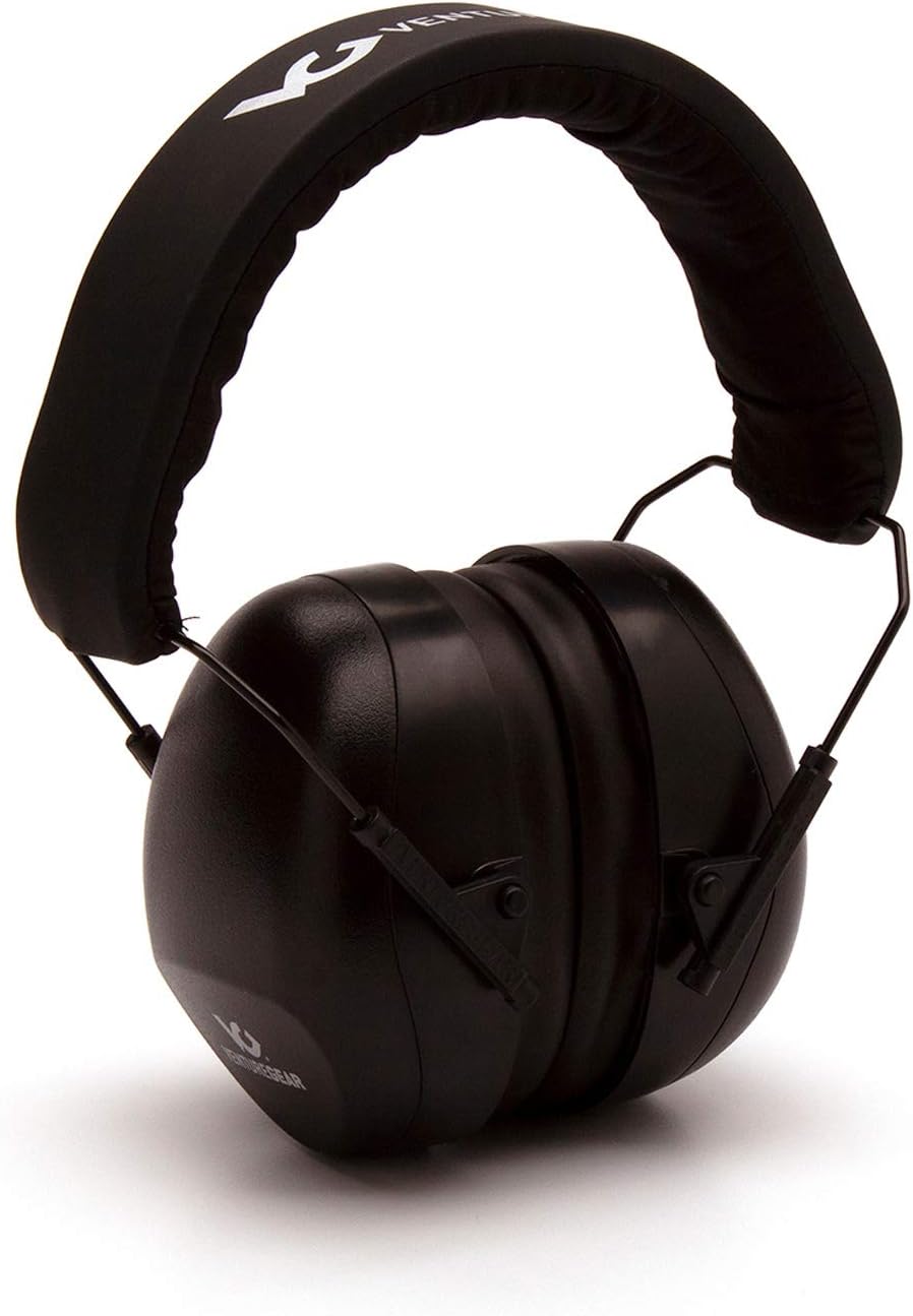 Venture Gear VG80 Series Adult Hearing Protection Earmuff, Hi Vis Orange, VG Clamshell (Model: VGPM8041C)