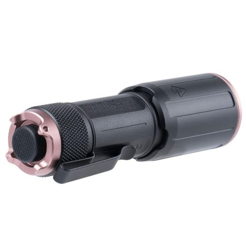 Sig Sauer Foxtrot-EDC 1350 Lumens Durable Waterproof Rechargeable Tactical Handheld Flashlight with Metal Deep Carry Pocket Clip, Compact Rose