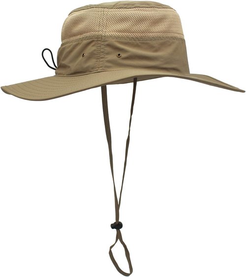 Duakrs Unisex Wide Brim Sun Hat,Outdoor UPF 50+ Waterproof Boonie Hat Summer UV Protection Sun Caps