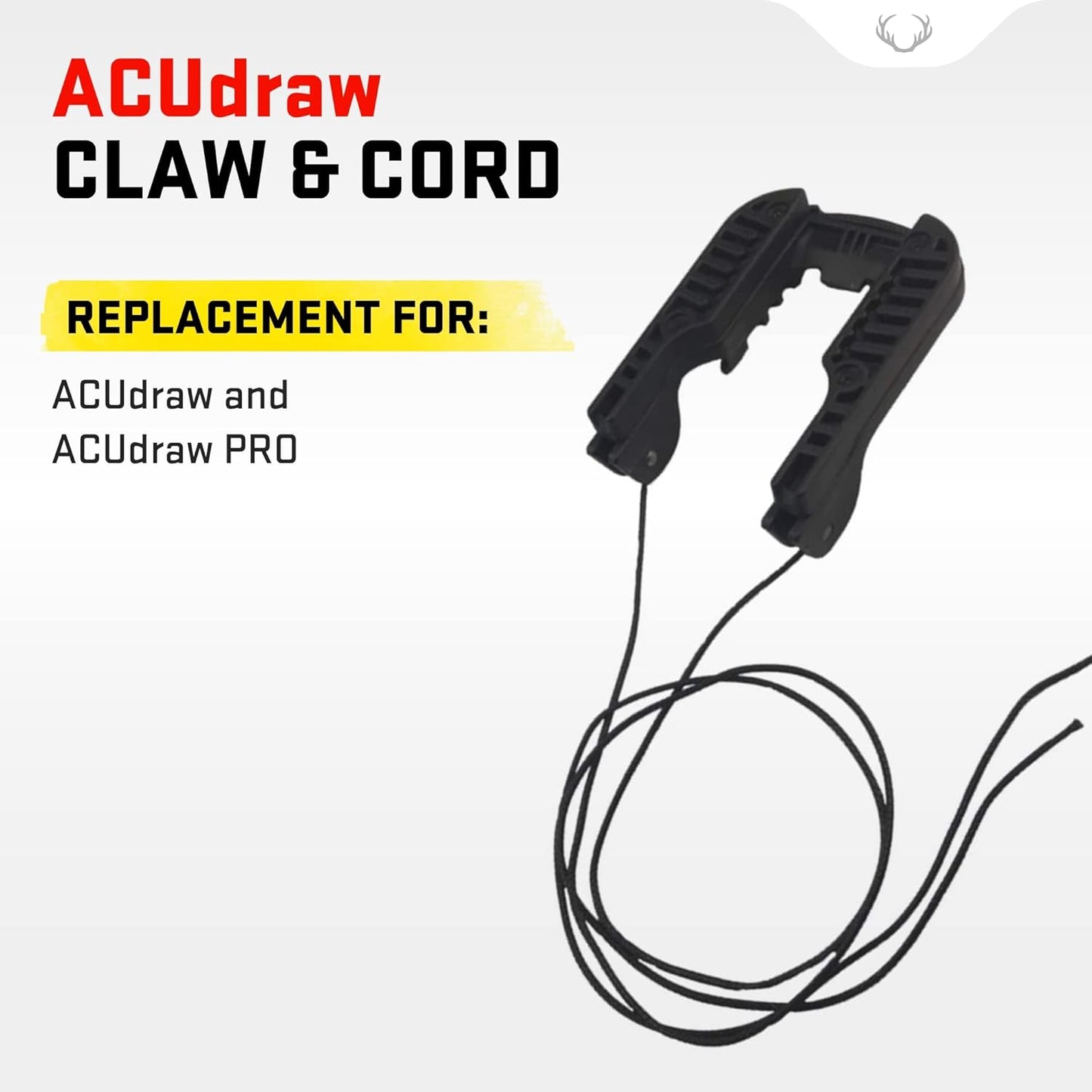 TenPoint ACUdraw Claw with Self-Centering Draw Cord - For Consistent Cocking with Less Wear on the Bowstring - Not Compatible with ACUdraw 50