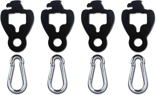 Highwild T-Post Target Hanger (Bald Eagle Style) | AR500 Targets Hanging Chain with S-Hook