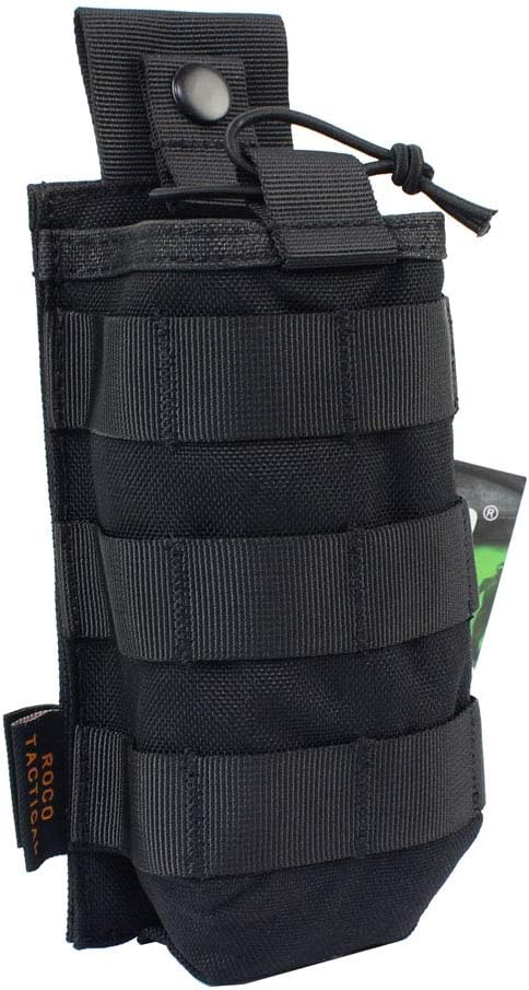 Tactical Radio Pouch - 1000D Tactical Molle Two Way Radios Holder Case for Walkie Talkies