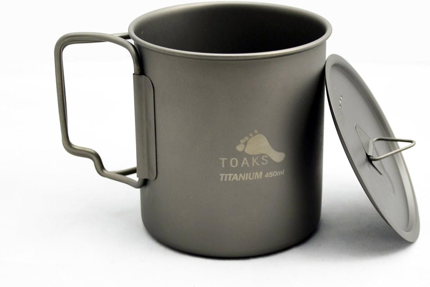 TOAKS Titanium 450ml Cup (0.5mm thickness version) (With Lid)