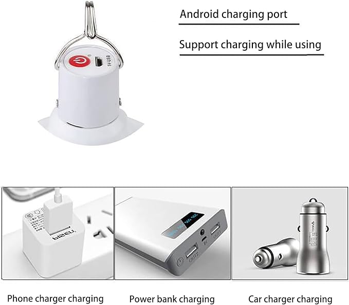 [1500 Lumens] Rechargeable Camping Lantern , IPX7 Waterproof LED Emergency Light - 3600mAh Battery, USB Charging, 5 Light Modes for Tent/Hiking/Hurricane (150W)