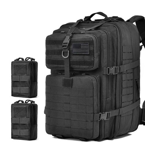 R.SASR 64L Large Tactical Backpack, Military Molle Bag for Hiking