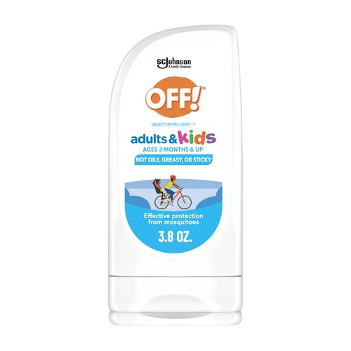 OFF! Insect Repellent Lotion for Adults & Kids, Fragrance-Free Bug Repellent for Everyday Protection from Mosquitoes and Ticks, 3.8 oz