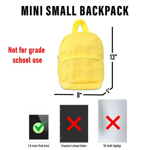 Daisy Duck Mini Backpack - Daisy Duck Small Backpack Backpack Bundle with 13” Daisy Duck Mini Backpack with Front Pocket, 26oz Water Bottle, More | Daisy Duck Backpack for Kids