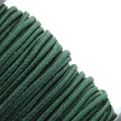 JIG PRO SHOP Black 1.18mm x 125' Micro Cord Paracord - Made in The USA