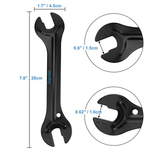 SUPROLER Pliers and Spanners, Hand Tools for Repair and Maintenance of Bicycles, Cycling Repair Removal Tool 13,14,15,16mm