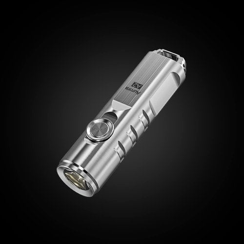 RovyVon U4 Pro Plus Titanium EDC Keychain Carabiner and RovyVon A2 G4 Keychain Flashlight USB C Rechargeable Bundle