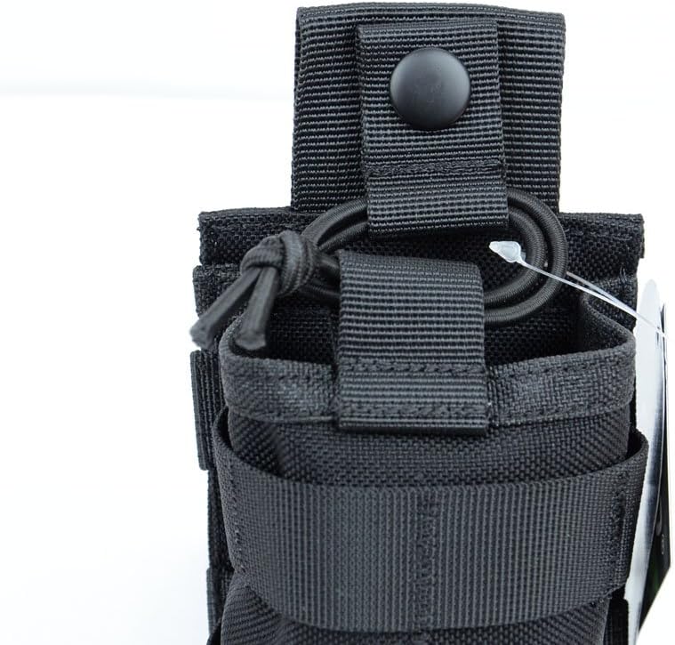Tactical Radio Pouch - 1000D Tactical Molle Two Way Radios Holder Case for Walkie Talkies
