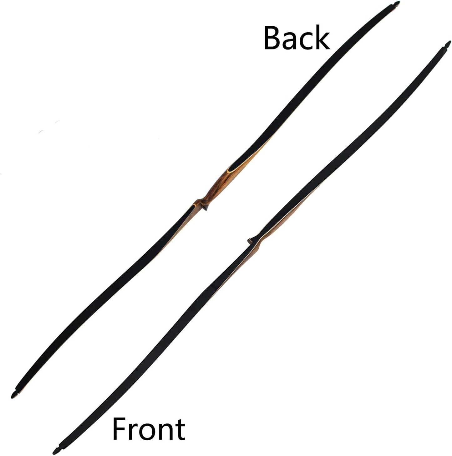 Topbows Sparrow 54" Traditional Long Bow 20-35LBs Draw Weight One-Piece Longbow Recurve BowRight Hands for Beginner Women Teens