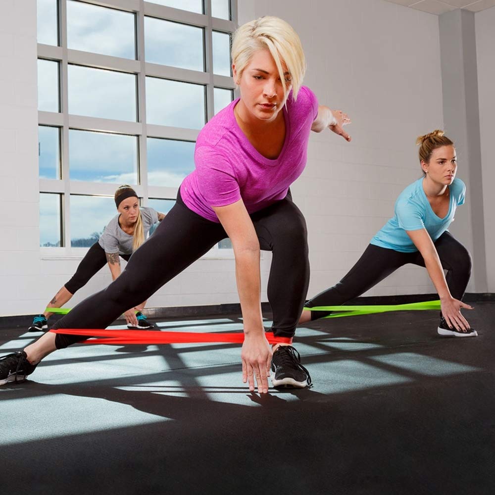 Power Systems Resistance Band – Light Resistance, Commercial Grade Exercise Loop Band for Working Out, Elastic Band for Physical Therapy, Strength, Fitness Training at Home or Gym