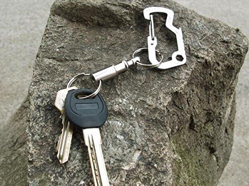 Detachable Pull Apart Key Rings Keychains with 2 Heavy Duty Split Rings(10 Pack) Silver