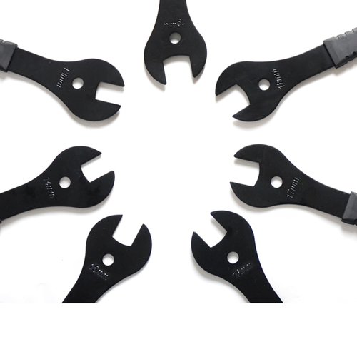 7 PCS Bike Cone Thin Wrench Set Tool (13, 14, 15, 16, 17, 18, 19mm) Bicycle Wheel Hub Axle Nut Install Cycling Spanner Hub Repair Removal Tool