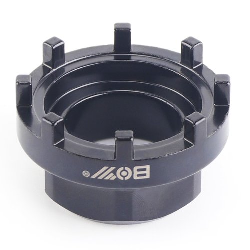 SONZUIA Bike Bottom Bracket Chainring Lockring Removal Tool Compatible with Shimano Octalink, ISIS Drive, Bosch Gen 3 and 4, Brose 8 Notch 43.5mm Outside Diameter