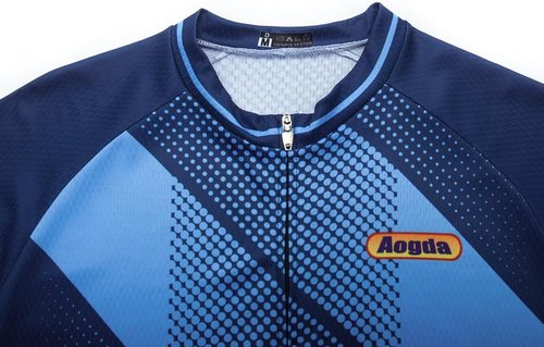 Aogda Cycling Jerseys Men Bike Shirts Team Biking Tops Bicycle Short Sleeves Clothing