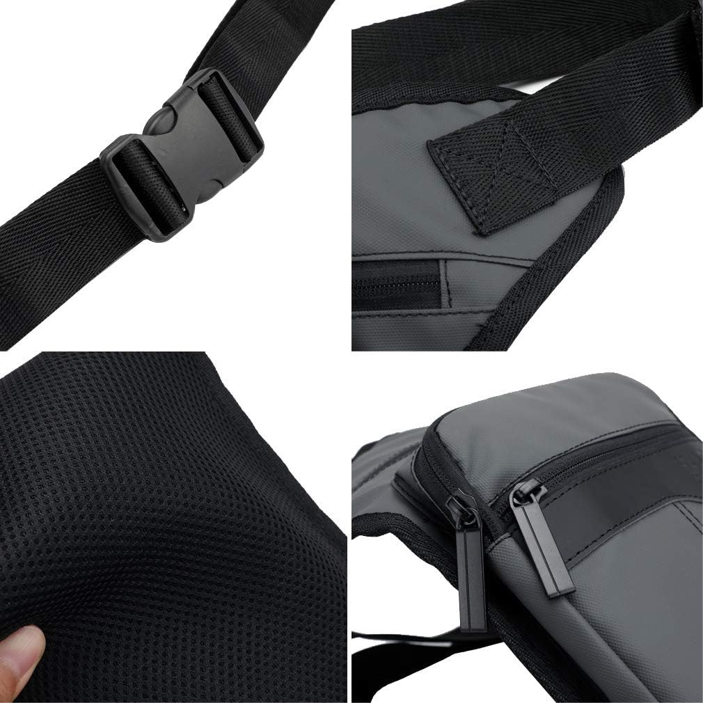 Nylon Drop Leg Bag Hiking Waist Pack for Men Women Tactical Motorcycle Bike Cycling Riding Travel Outdoor Sports Fanny Pouch