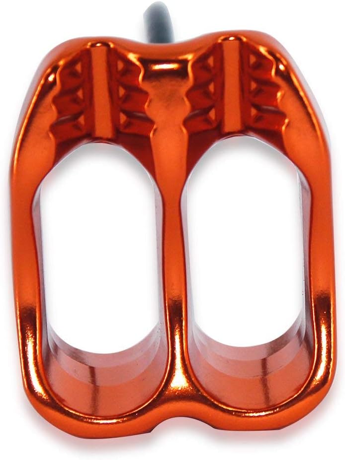 NewDoar Climbing Abseiling Belay Device ATC Rappelling Descender 25KN V-grooved Equipment