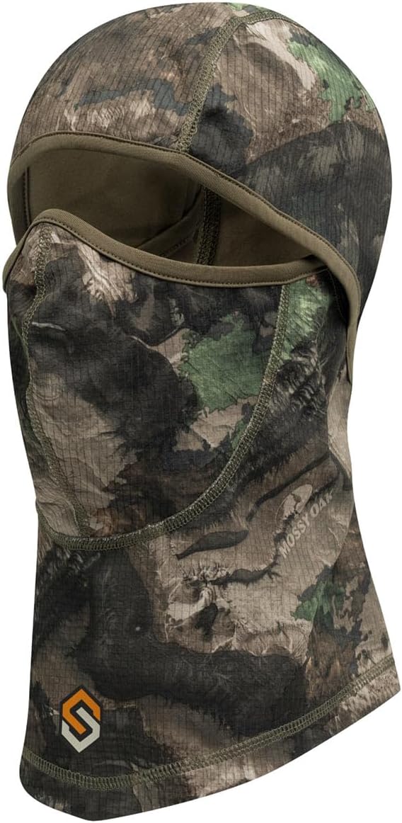 ScentLok Lightweight Headcover, Camo Balaclava Face Mask for Hunting, Camping, and Outdoor Use, One Size