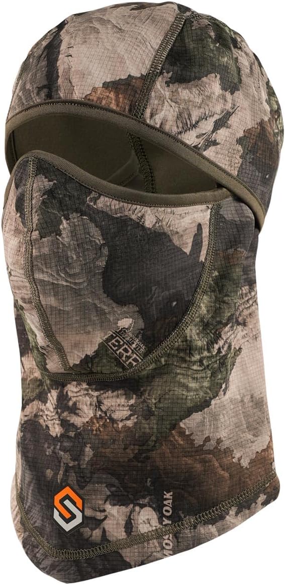 ScentLok Lightweight Headcover, Camo Balaclava Face Mask for Hunting, Camping, and Outdoor Use, One Size