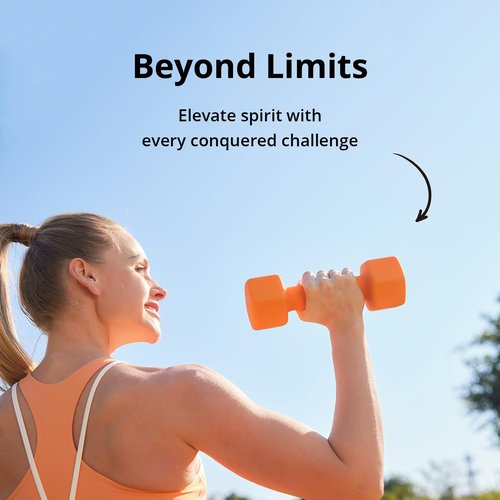 Portzon 10 Colors Options Compatible with Set of 2 Neoprene Dumbbell,1-20 LB, Anti-Slip, Anti-roll, Hex Shape