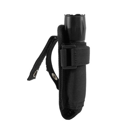 Open Top Flashlight Holder,Tactical Flashlight Pouch Holster,Heavy Duty Oxford Flashlight Holster Molle Tactical Torch Carry Case Belt Clip Strap for Police Law Enforcement (Tall(Height: 7"))