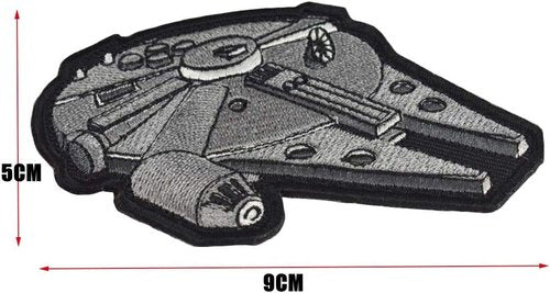 Jadedragon Embroidered Morale Hook Fastener Tactical Patch (Black R)