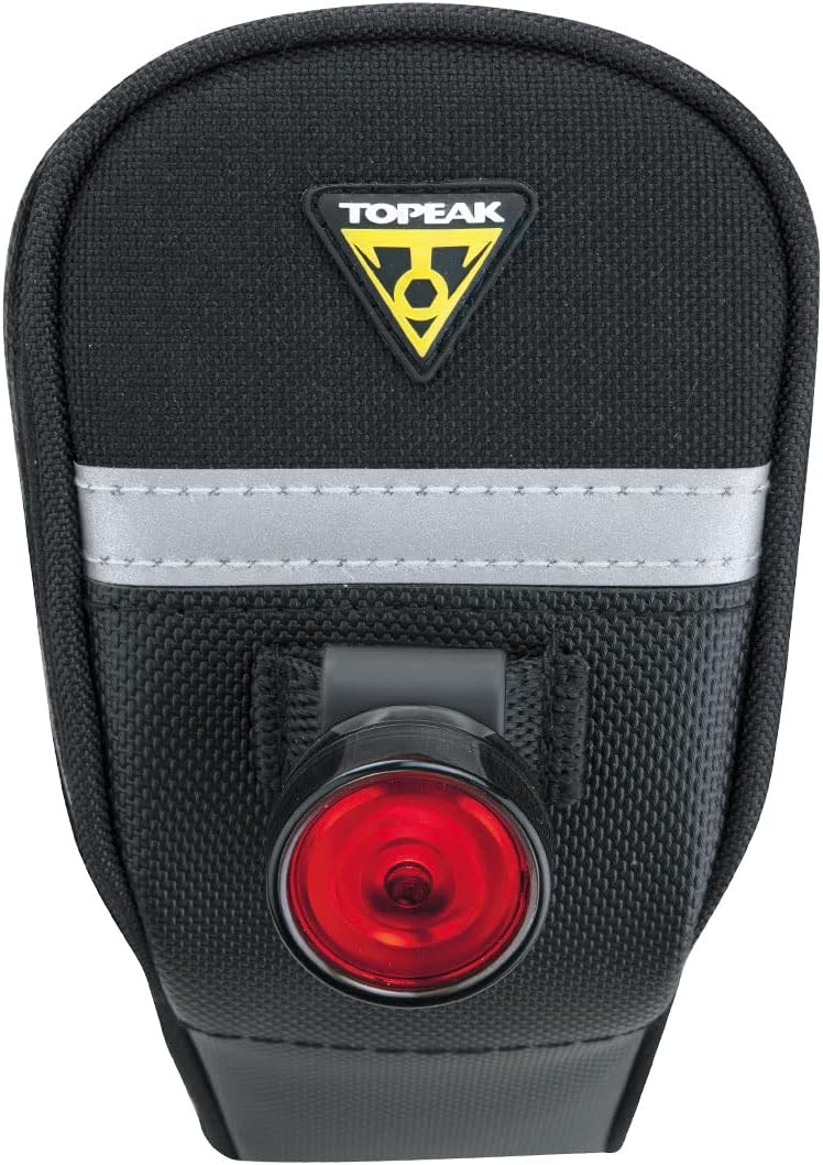 Topeak Tail Lux Bike Helmet Light - Compact, Black LED Safety Light (1.2” x 0.7”)