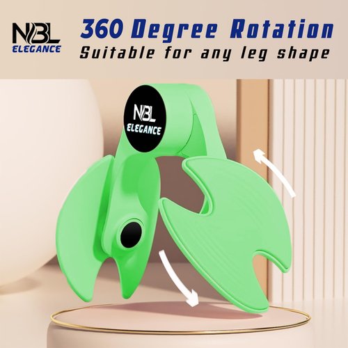 NBL ELEGANCE Thigh Master for Men/Women,Kegel Trainer,Pelvic Floor Muscle Exerciser with Resistance Band, Inner Thigh ,Arm & Hip Trimmer/Toner for Postpartum Recovery, Workout Equipment for Home & Gym
