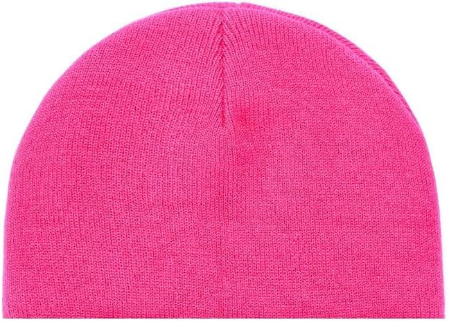 Reflective Beanie Hat High Visibility Warm Winter Loop Knit Cap Gifts for Women Men
