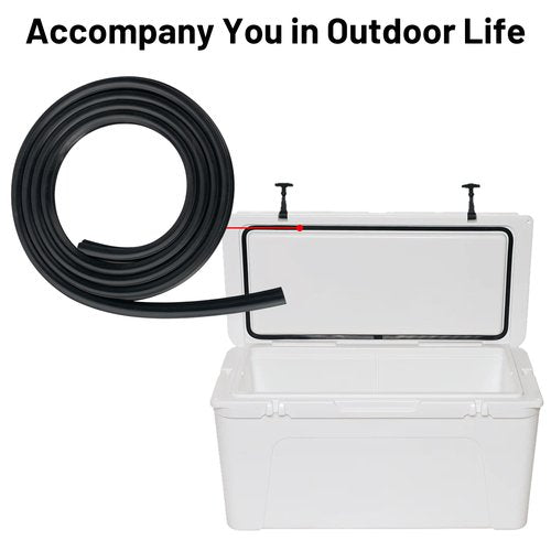 Omoojee 8 ft Cooler Lid Gasket Replacement Compatible with Yeti 70qt or 110qt Coolers, Cooler Accessories for Cooler Lid