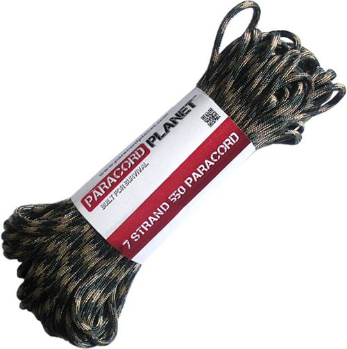 550 lb Paracord - 50' Utility Cord for Tactical & Military Use - USA Made