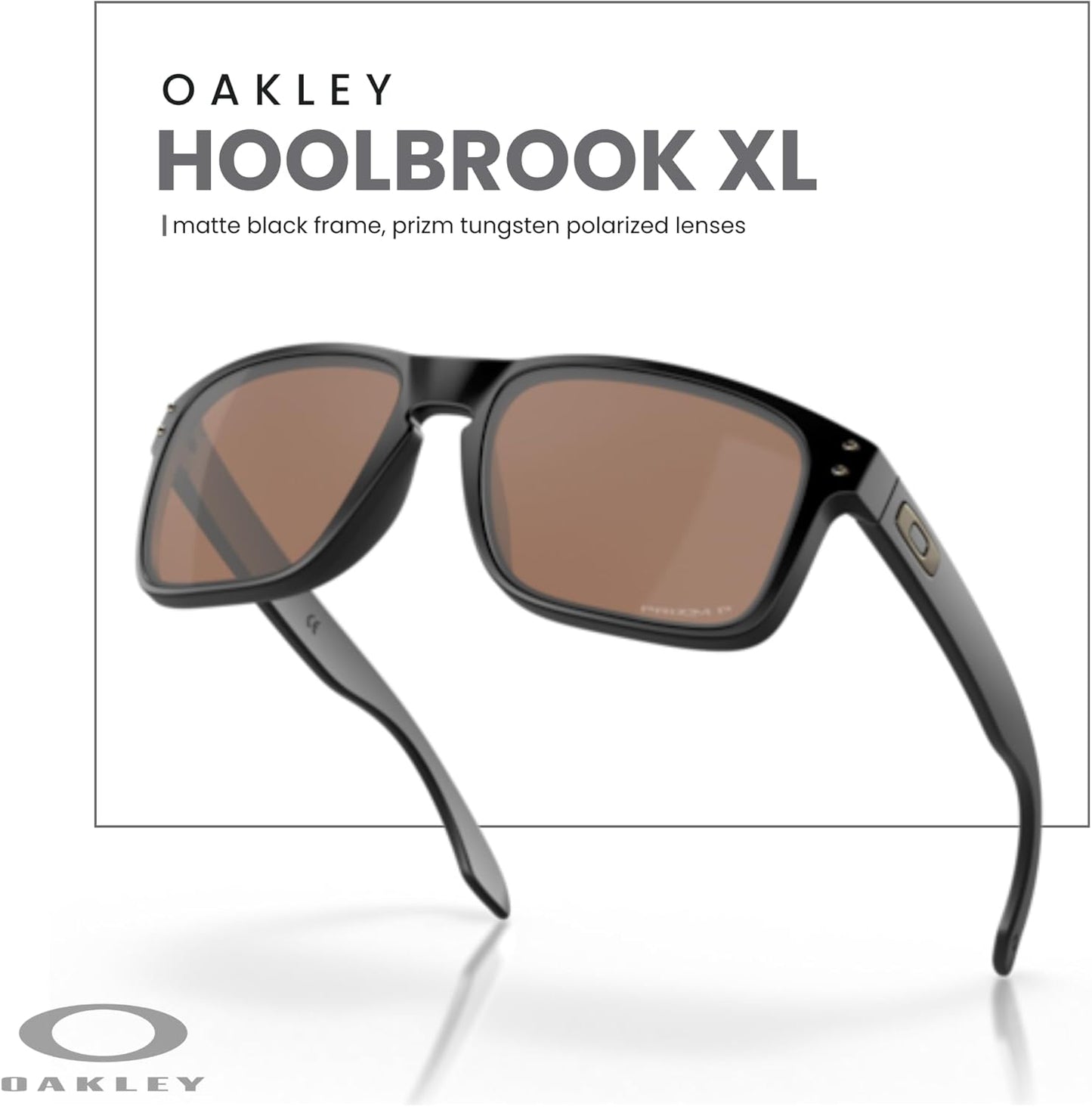 OAKLEY Holbrook OO9102 Square Sunglasses for Men+ Bundle Accessory Leash Kit, Microfiber Pouch