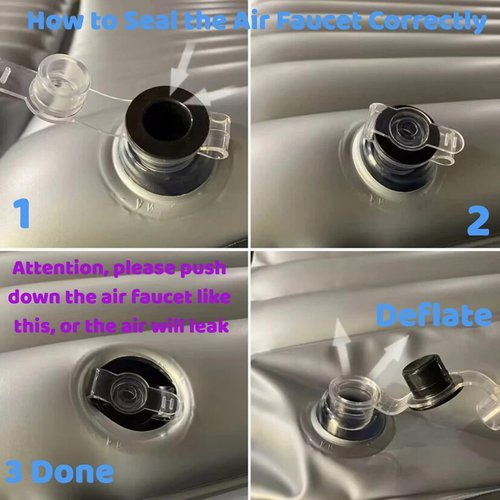 Berocia SUV Car Air Mattress with Pump Back Seat Gap Pad Filler Extender Bed for Dogs Kids Adults Travel Sleeping Legs Foot Rest