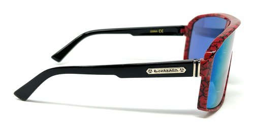 Ultimate Sports Visor Sunglasses – Unisex Performance Eyewear for Outdoor Activities (Red)
