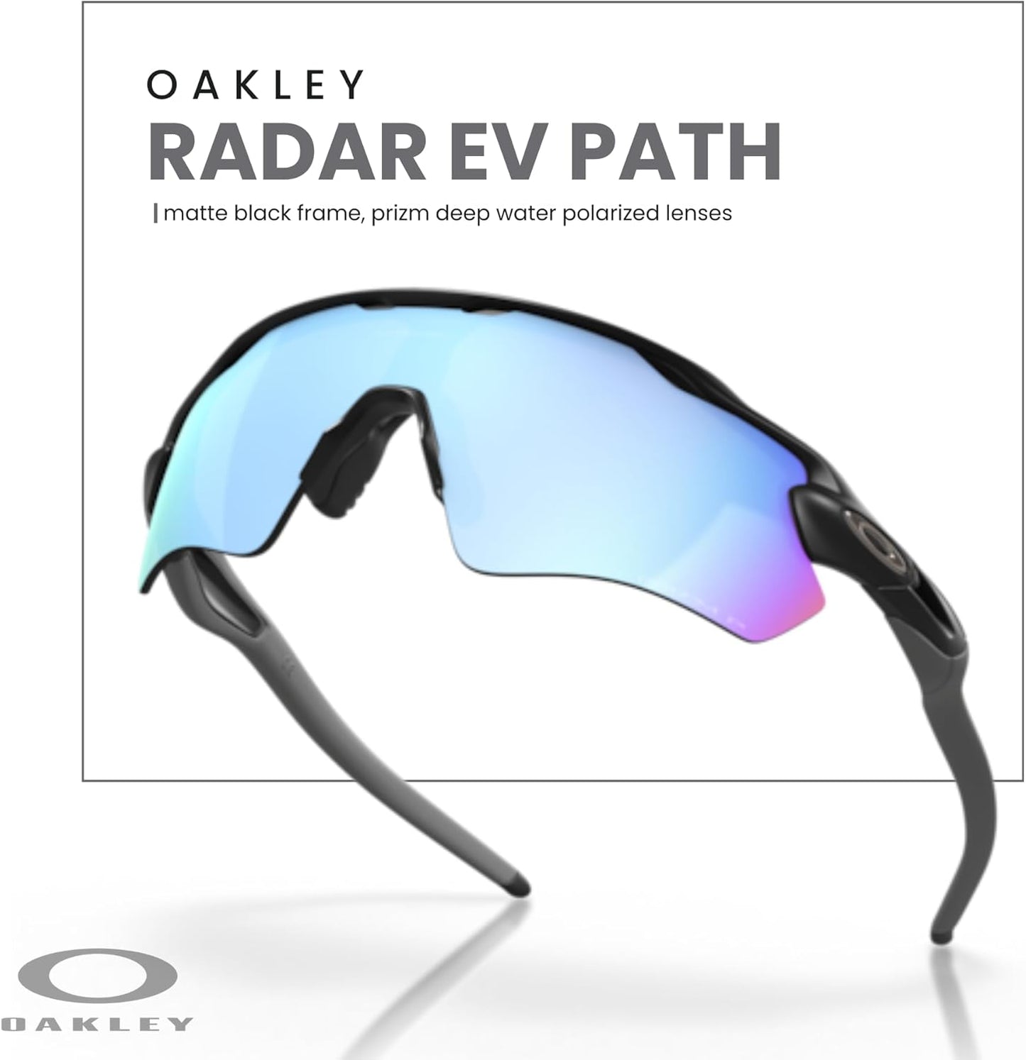 OAKLEY Radar EV Path OO9208 Sunglasses For Men+ Bundle Accessory Leash Kit, Microfiber Pouch