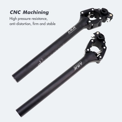 DJC Bike Suspension Seatpost Shock Absorber Seat Post Paralelogramo for MTB Mountain Road Bike Gravel 27.2mm 28.6mm 30mm 30.4mm 30.9mm 31.6mm 33.9mm X 350mm (27.2mm)