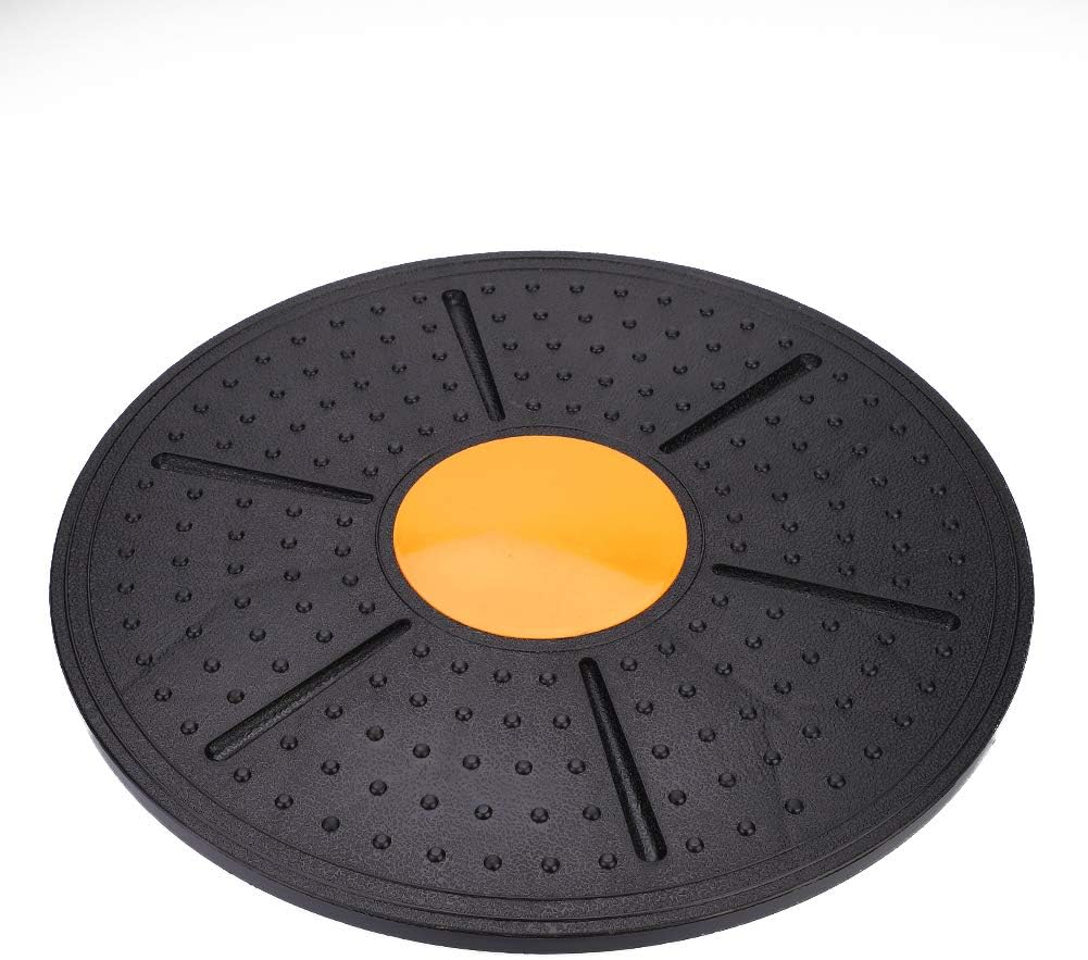 Wobble Balance Board, Plastic Workout Stability Disc, Yoga Training Fitness Exercise Stability Balancing Trainer, for Home Gym, Rehabilitation, Cross Training, Strength Training, Balance Training