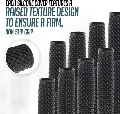 Logest Metal Hand Grip Set, 100LB-350LB 6 Pack 50LB-350LB 7 Pack No Slip Heavy-Duty Grip Strengthener with Gift Box, Great Wrist & Forearm Hand Exerciser, Home Gym, Hand Gripper Grip Strength Trainer