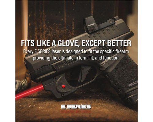 Viridian E Series Red Laser Sight for Walther P22, Gun Sight with Ambidextrous On and Off Switch, Black