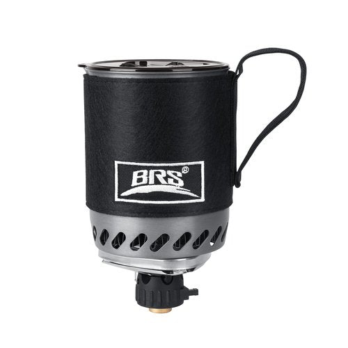 Brs-61 Camping And Backpacking Stove Cooking System 1500w Personal Cooking With Micro Adjustable Valve Burner Stainless Steel Aluminum Alloy Pot For Hiking Fishing Hunting
