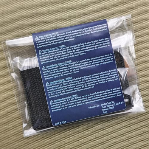 Mini Lightning Bolt Tactical Laser-Cut Patch [Black, Yellow]