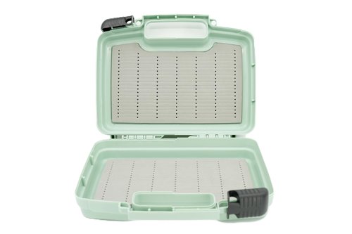 Kingfisher Boat Box Fly Fishing Streamer Box 2.0 JR (10"x8"X3”), Sage