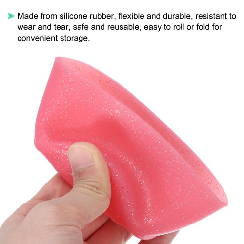 uxcell Silicone Boot Sleeve for Water Bottles Bottom Diameter of 2.84-3", Silicone Water Bottom Silicone Sleeve Cover for Tumbler, Non-Slip Protector Sleeve Cover Boot, Purple